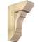 Ekena Millwork Olympic Slat Rough Sawn Bracket w/ Offset Brace, Douglas Fir, 8"W x 18"D x 26"H BKT0806X18X26OLY06RDF - alternate 1
